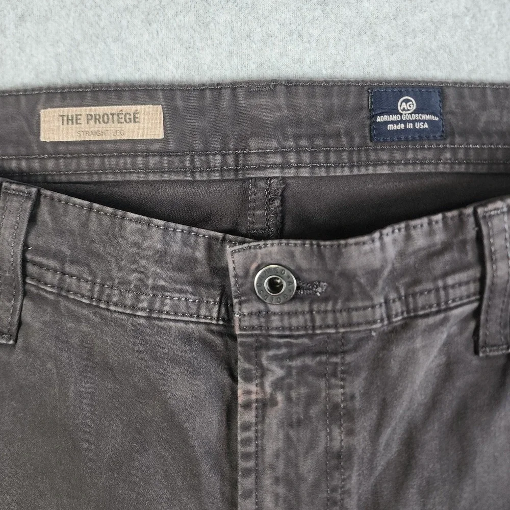 AG Adriano‎ Goldschmied The Protege Pants Mens Size 38x30 Gray Stretch Tag 38x34